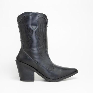 Imagem de Bota Country Western Feminina Couro Personalizada - Mila Marques, 38, 