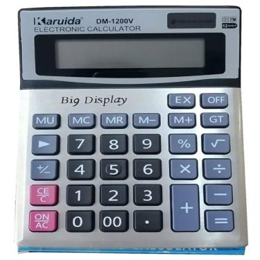 Imagem de Calculadora Eletrônica Comercio Mesa 12 Dígitos Dm-1200V