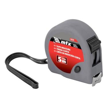 Imagem de MTX Trena Curta 5m x 19mm – Fita Métrica Compacta com Estojo em Plástico Resistente