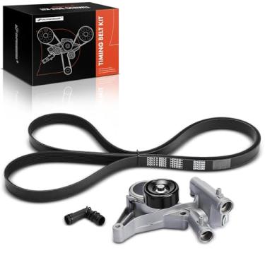 Imagem de A-Premium Kit de transmissão de correia serpentina do motor compatível com Buick LeSabre Riviera 1996-1998, Park Avenue 1996 e Oldsmobile LSS 1996-1998, Regency 1997-1998, 88 1996-1998, 98 1996, 3.8L