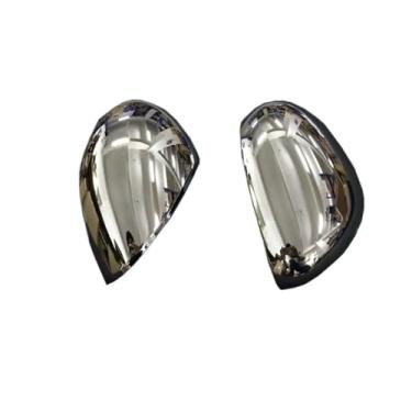 Imagem de Acessórios automotivos compatíveis com Fiat 500X 2015 2016 2017 2018 Kit de capa protetora de espelho retrovisor externo com acabamento brilhante