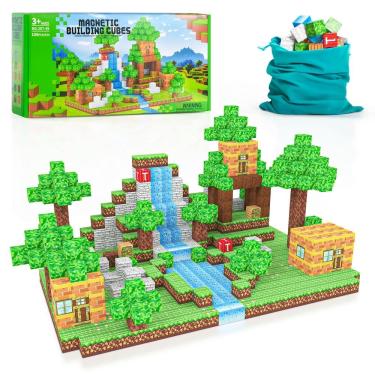 Imagem de Brinquedos de construção de blocos magnéticos KKQ 100PCS para crianças de 3 anos ou mais