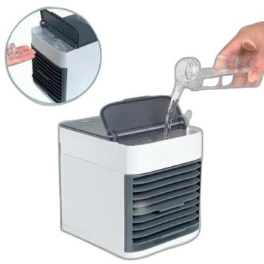 Imagem de Mini Ar Condicionado Usb Portátil Ventilador Uso Pessoal Em - Bivolt