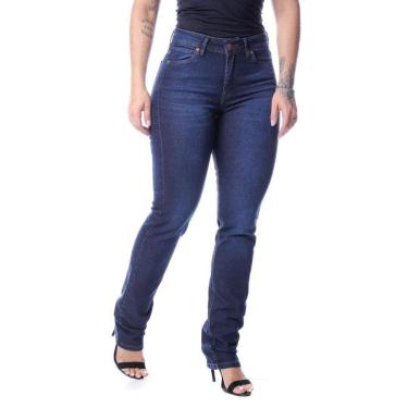 Imagem de Calça Jeans Usaflex Vilejack Elastano Reta C Médio Feminina-Feminino