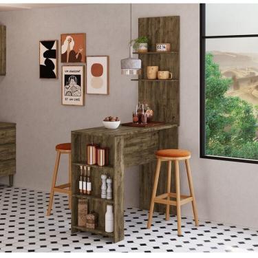 Imagem de Bancada Luna com Painel Greta para Cozinha Itaúba