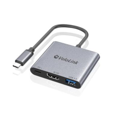 Imagem de Adaptador USB C para HDMI/Usbc hdmi/Usbc para HD, tela USB-c para HD com carregador PD 4K30Hz HD para adaptador USBC, conversor AV multiportas Typec C Hub compatível com MacBook, laptops (USBCHd 4K30)