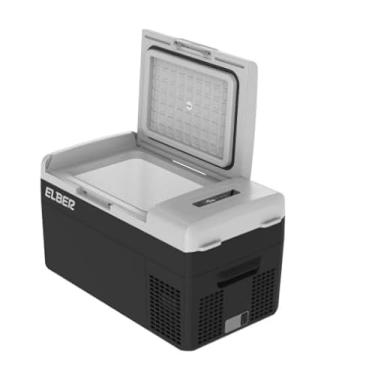 Imagem de Geladeira Portátil Elber Black 20 Litros Preta 12v 24v - Caminhão Camping Motorhome