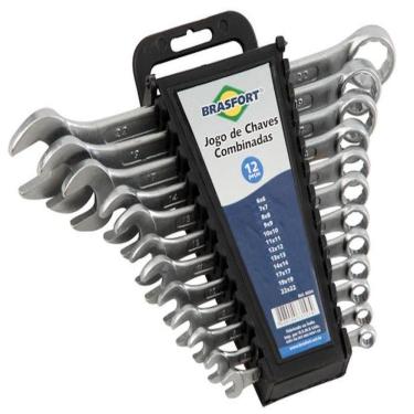 Imagem de Jogo De Chave Combinada 6A22Mm 12 Peças Aço Carbono