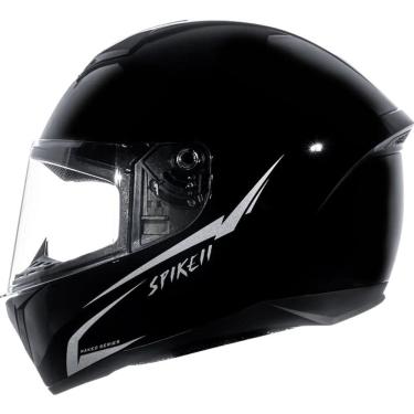Imagem de Capacete Para Motociclista Spike II NKD Preto Brilhante Peels