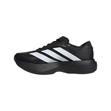 Imagem de adidas Tênis masculino Silvmt/Ironmt/Halsil Adizero Evo SL M met.Iron met./Halo Silver 11.5 EUA, Preto/branco/preto, 13.5 Wide