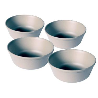 Imagem de Conjunto de 4 Bowls 450ml BO0103 São Bernardo Cinza