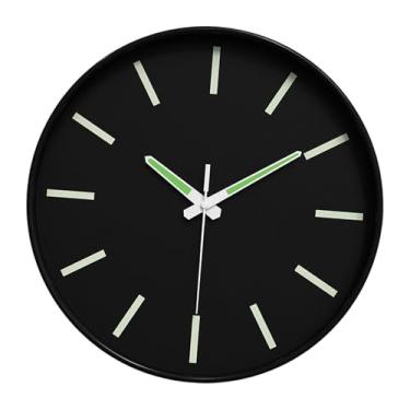Imagem de IEUDNS Relógio de parede luminoso moderno com números luminosos, relógio decorativo para quarto, escritório, cozinha, presente de inauguração, Style D