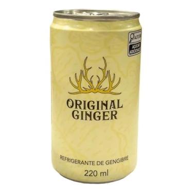 Imagem de Original Ginger Refrigerante de Gengibre, Pack com 6 Latas, 220ml, Bebida Refrescante