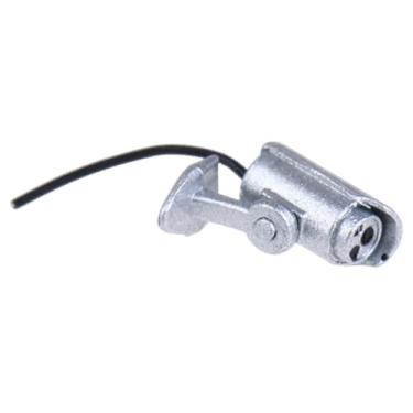 Imagem de KiBcsLic Câmera de Webcam Falsa em Miniatura, Decoração Realista de Liga Metálica, Adequada para Casa de Brinquedo, Prata