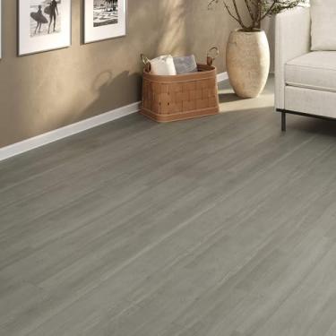 Imagem de Piso Vinílico Em Manta PVC 0,7mm Antiderrapante 10m² Imita Madeira Brilhoso 0,7MM (Concreto)