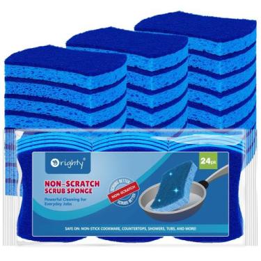 Imagem de Esponjas de esfoliação Orighty Non-Scratch Celulose, pacote com 24 uni