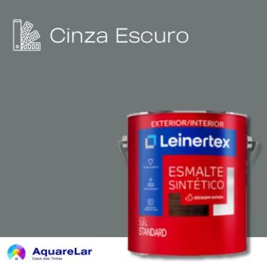 Imagem de Esmalte Sintético Leinertex Brilhante 3,6L, CINZA ESCURO, 3,6L