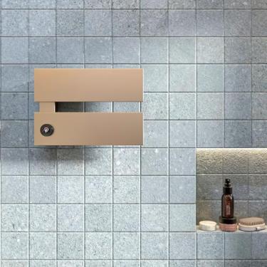 Imagem de Toalheiro Térmico Smart Thermolux EASY II | Controle por App, Toca Música via Bluetooth, Aquecimento Rápido, Antibacteriano, Display LCD e Wi-Fi (Dourado, 2 Barras)