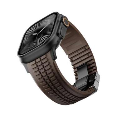 Imagem de Pulseira De Borracha De 46mm 45mm 44mm 42mm Para Apple Watch Ultra 2 1