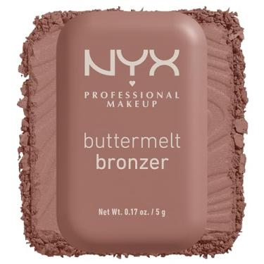 Imagem de NYX PROFESSIONAL MAKEUP Bronzer Matte Buttermelt, maquiagem facial de longa duração com até 12 horas de uso, fórmula vegana - All Butta'D Up (leve médio neutro)