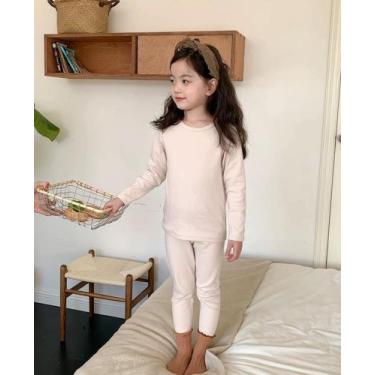 Imagem de Conjunto Termica segunda pele Macio para Inverno Frio pratica infantil