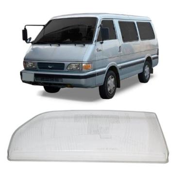 Imagem de Lente Farol Kia Besta 1994 1995 Vidro Raiada - SP ACESSÓRIOS, Direito