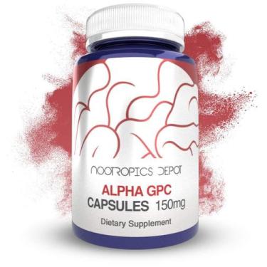 Imagem de Suplemento Nootropics Depot Alpha GPC em cápsulas 150 mg 180 ct