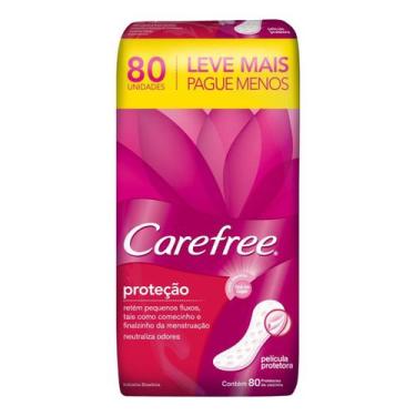 Imagem de Protetor Diario Carefree Protecao com Perfume 80 unidades