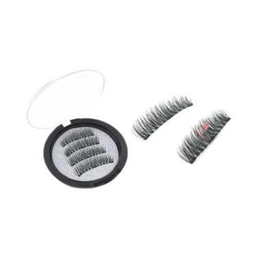 Imagem de Cílios Postiços Magnéticos 3D Sem Rastros De Cola, Fixação Rápida, Reu