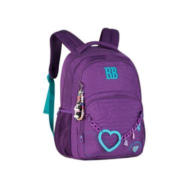 Imagem de Mochila Costas Rebecca Bonbon Passeio Teen Meninas Escolar, Roxo