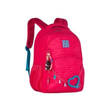 Imagem de Mochila Costas Rebecca Bonbon Meninas Escolar Teen Passeio, Rosa