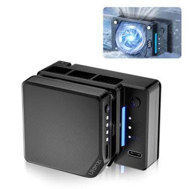 Imagem de ULANZI Kit de cooler de câmera CU01 para DSLR e sem espelho, ventilador de resfriamento semicondutor com bateria recarregável magnética de 3000 mAh, 3 velocidades, resfriamento automático de controle