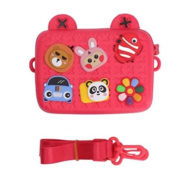 Imagem de Bolsa Infantil Tide, Acabamento Requintado Anti-incrustante Bolsa de Armazenamento de Câmera Infantil para Presente de Festa (Vermelho)