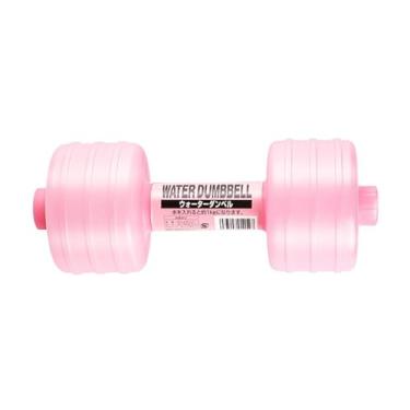 Imagem de UGPLM Halteres recarregáveis ​​com água, peso ajustável, carga máxima de 1 kg, equipamento de fitness com confortável, Rosa
