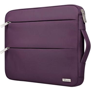 Imagem de Voova Capa para laptop de 14 de 15 polegadas, à prova d'água, compatível com MacBook Air 15 M2/M3/M4 2022-2025, MacBook Pro 15, HP chromebook 14, Dell Lenovo Acer Asus de 14 a 15 polegadas, roxo
