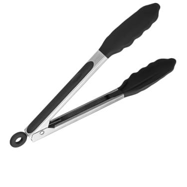 Imagem de Pegador de Silicone e Inox Preto