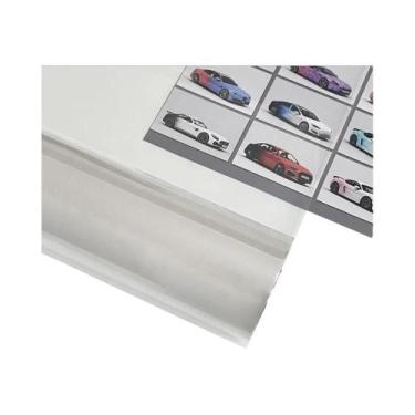 Imagem de Filme PVC Glossy Preto Claro Para Envelopamento De Faróis E Lanternas 