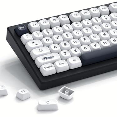 Imagem de Womier Teclas PBT 60 65 75 100 por cento, MOA Keycaps Dye-Sublimation, conjunto de teclas personalizadas para teclado 61/64/68/84/87/100/104/108 Cherry MX teclado mecânico - estilo japonês