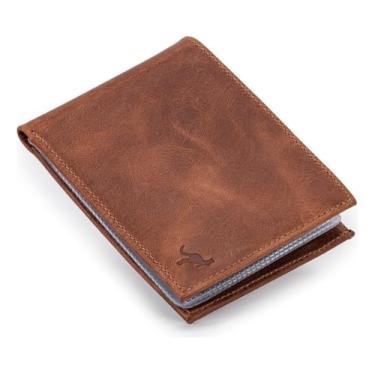 Imagem de Carteira Luxo Couro Legítimo Rg/cnh/cédulas/cartões/moedas(Marrom)