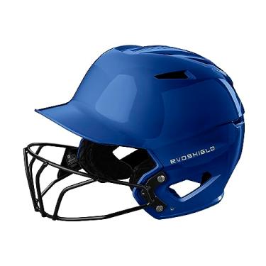 Imagem de EvoShield Capacete de rebatedor brilhante XVT 2.0 com máscara facial - Royal, PP