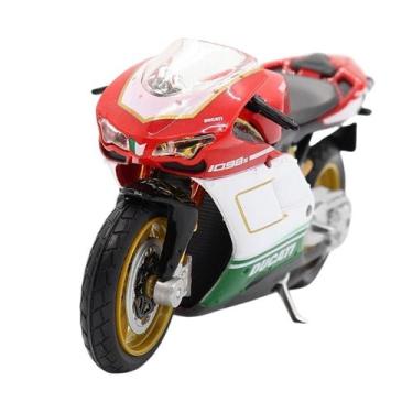 Imagem de Miniatura Moto Ducati 1098S 1/18 Tricolor Maisto 35300
