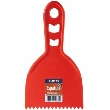 Imagem de Espátula Plástica Dentada com Cabo 100mm - 151/10 - PINCÉIS ATLAS