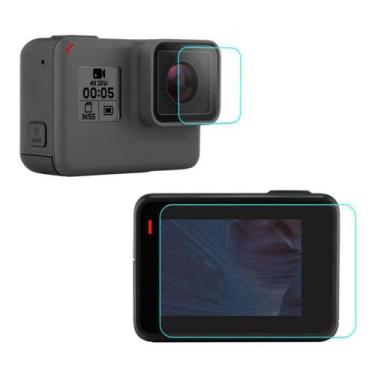 Imagem de Películas de Vidro para Lente e LCD GoPro Hero 5, 6, 7 Black - Shoot