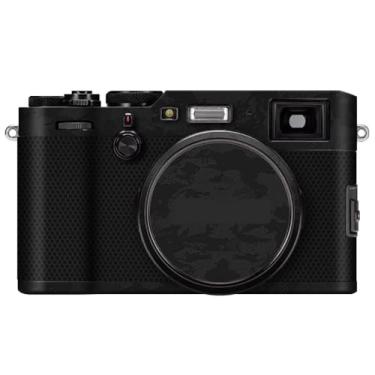 Imagem de X100F Película de câmera antiarranhões para FujiFilm X 100F Película protetora de vinil revestimento acessórios de fotografia adesivo X-100F (Knight Black)