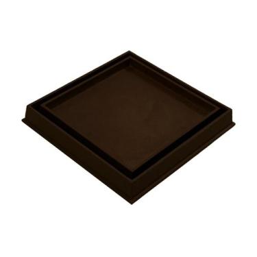 Imagem de Ralo Invisível Rebaixado Adaptado Caixa Sifonada Marrom 18cm - G.D.A. 