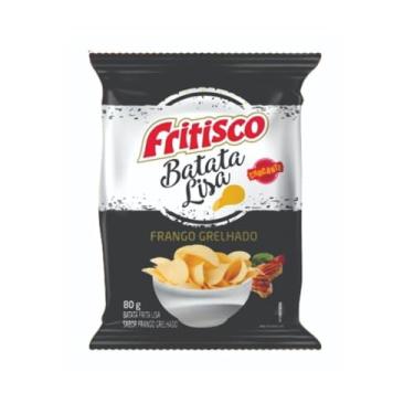 Imagem de Fritisco Batata Lisa Sabor Frango Grelhado 80g – Caixa com 10 Unidades – Batata Frita Crocante | Salgadinho de Frango | Snack para Compartilhar