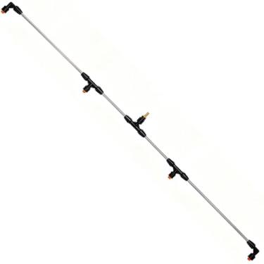 Imagem de Varinha de polilança de metal com 4 bicos – Lança de pulverizador fácil de montar para o seu trator ou sistema de pulverização ATV