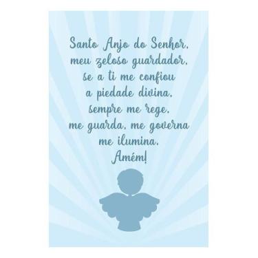 Imagem de Quadro Porta Maternidade Religioso Oração Santo Anjo Cor A Escolher 20