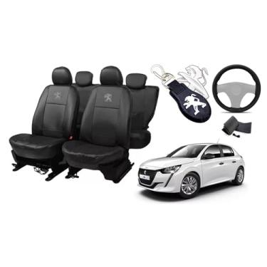 Imagem de Capa de couro para o banco 208 2021-2024 proteção impermeável