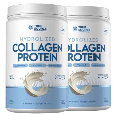 Imagem de Kit 2 Collagen Protein Hidrolisado Neutro 450g - True Source-Unissex